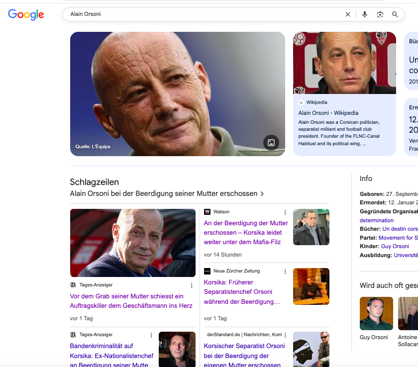 Brandursache Crans-Montana und ein Mord zwingen zum NachdenkenNachfolger und "Freund" von Michel Moretti, Alain Orsoni, erschossen