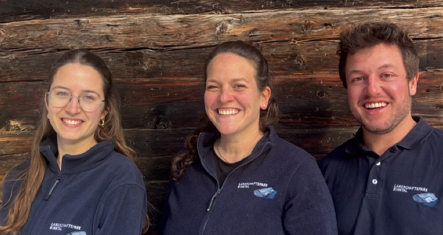 Herzlich willkommen Manuela, Marius und Emelyne3 neue Köpfe beim Landschaftspark Binntal