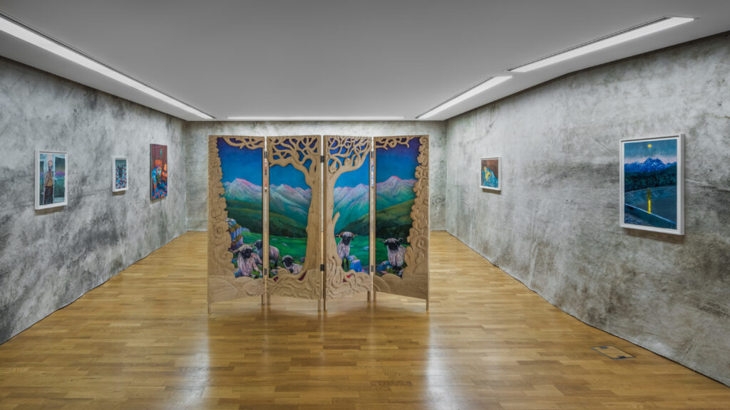 03-3. Andriu Deplazes. Fièvre d’altitude. Les grandes inspirations. Photo Musées cantonaux du Valais, Sion. Olivier Lovey