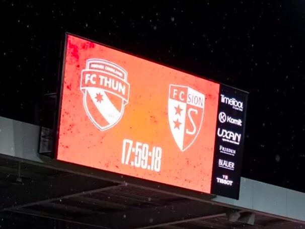 FC Thun – FC SionSonderzug nach Thun