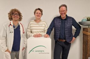 Florian Walther, alias Prof. Dr. Schöberli, Marieke Schoute, Donat Jeiziner, Heimleitung