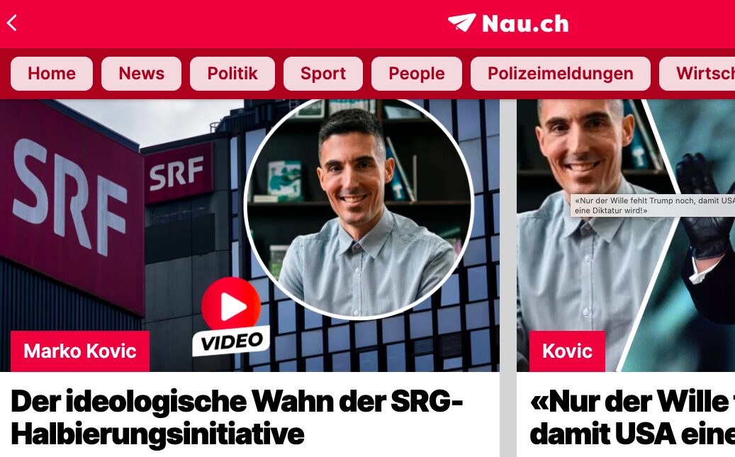 SRG-HalbierungsinitiativeFordert Marko Ković staatliche Lebensmittelläden?
