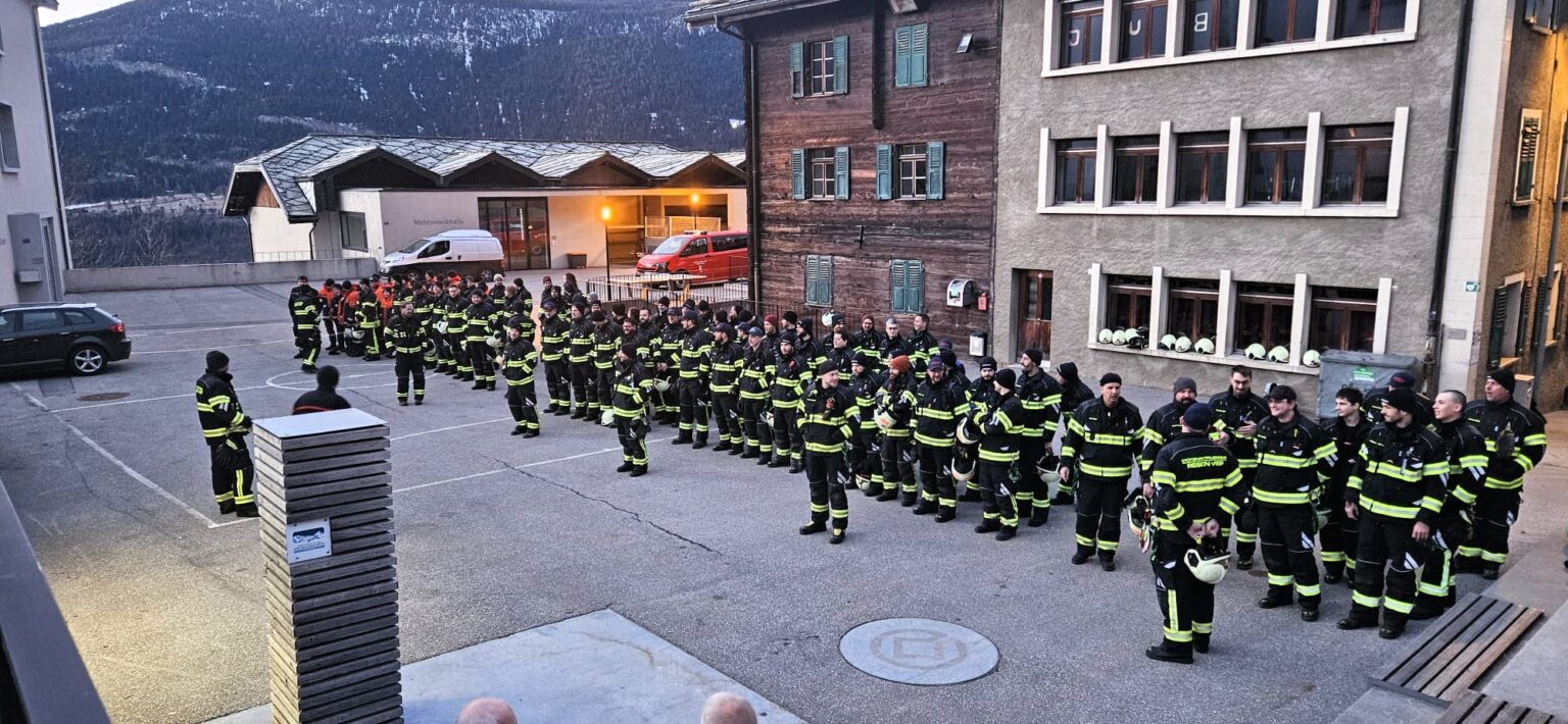 Feuerwehreinsätze 2025 der Stützpunktfeuerwehr VispStändige Bereitschaft, alle 2,5 Tage ein Einsatz