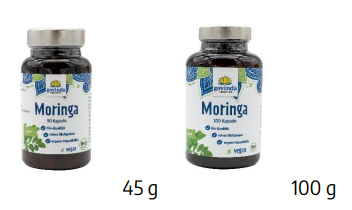 Öffentliche Warnung: Salmonellen in Bio-Moringa Kapseln der Marke GovindaFieber, Verdauungsbeschwerden wie Erbrechen, Durchfall und Bauchschmerzen