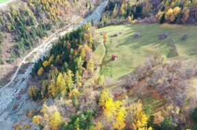 Spalte Grimentz Chippis Erdrutsch Gmb. Annivers