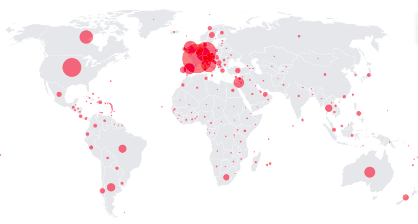 Fast die Hälfte der Auslandschweizer lebt in einem Nachbarland838.600 Schweizer leben im Ausland