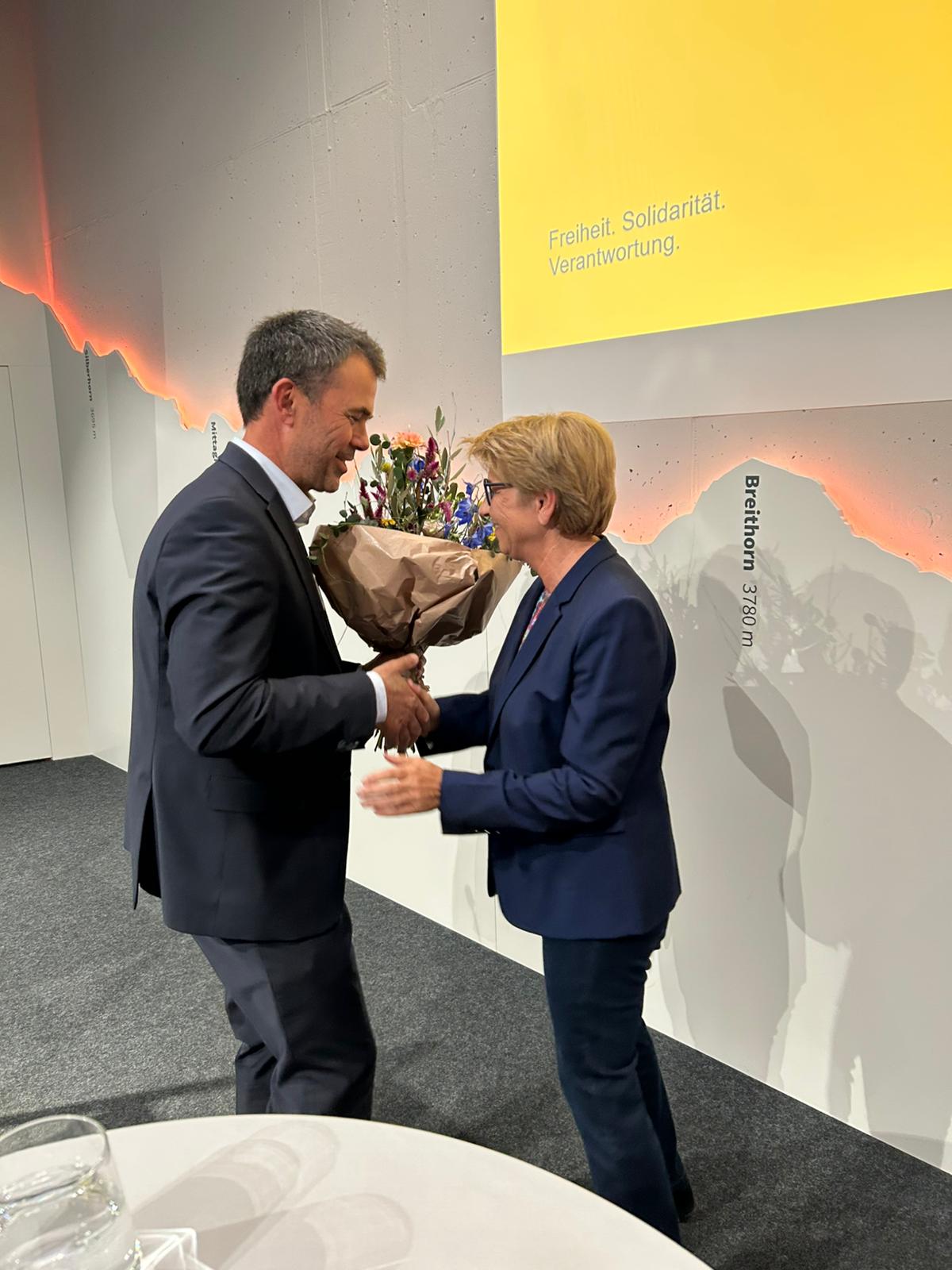 Parteiversammlung der Mitte OberwallisGanz im Zeichen des Austauschs, der Erneuerung und eines besonderen Abschieds