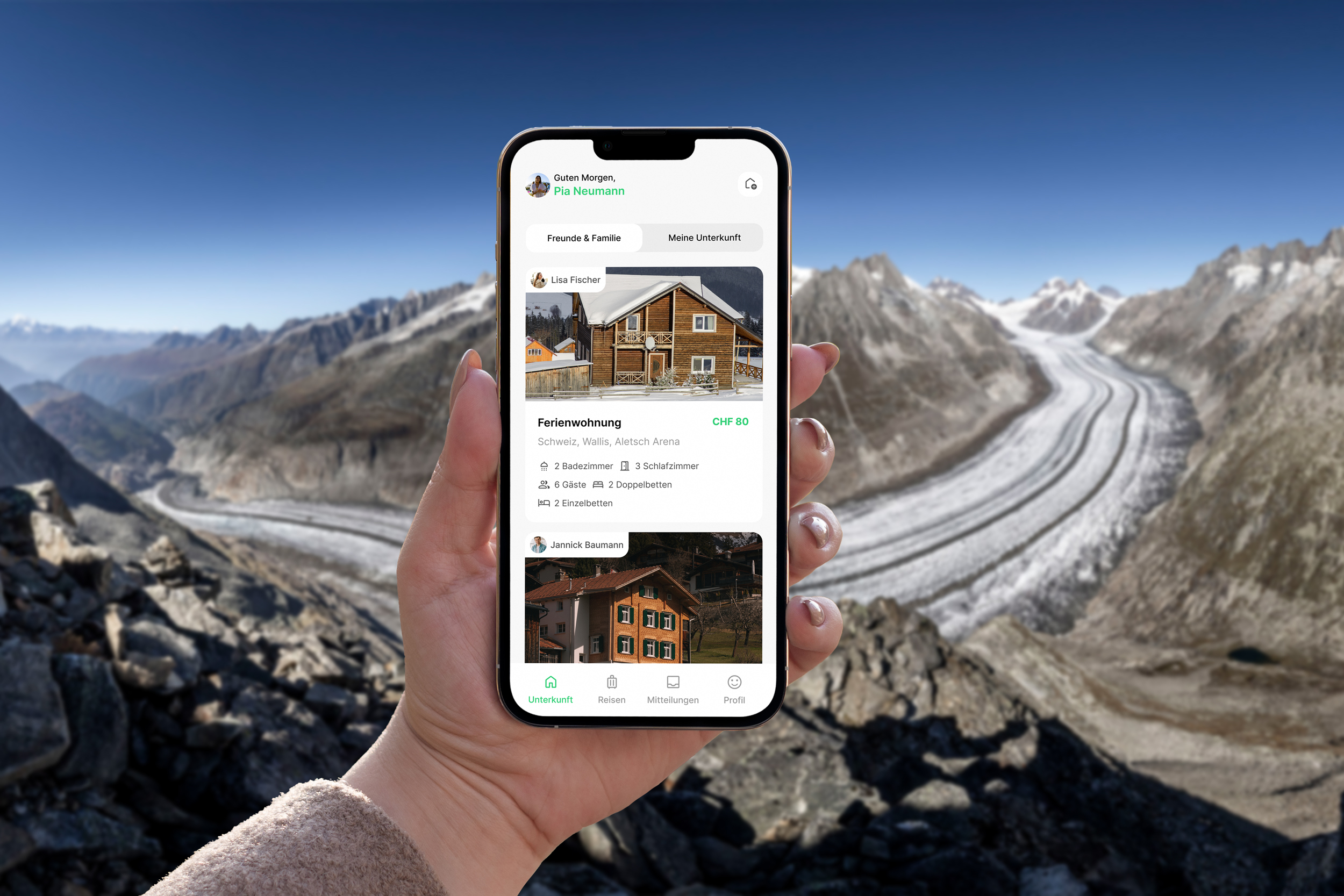 Keey: Nutzung ungenutzter Ferienwohnungen in der SchweizAletsch-Arena AG und Crans-Montana Tourisme & Congrès machen bei Tourismusprojekt mit