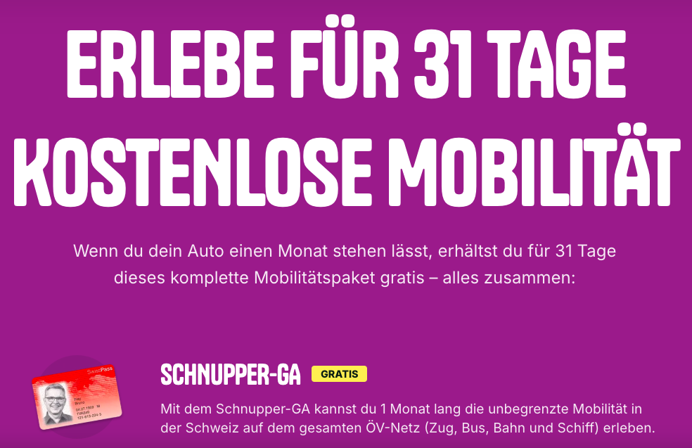 Wettbewerb 31 Tage – im Wallis als erstem Alpenkanton Walliser testen einen Monat lang das Leben ohne eigenes Auto