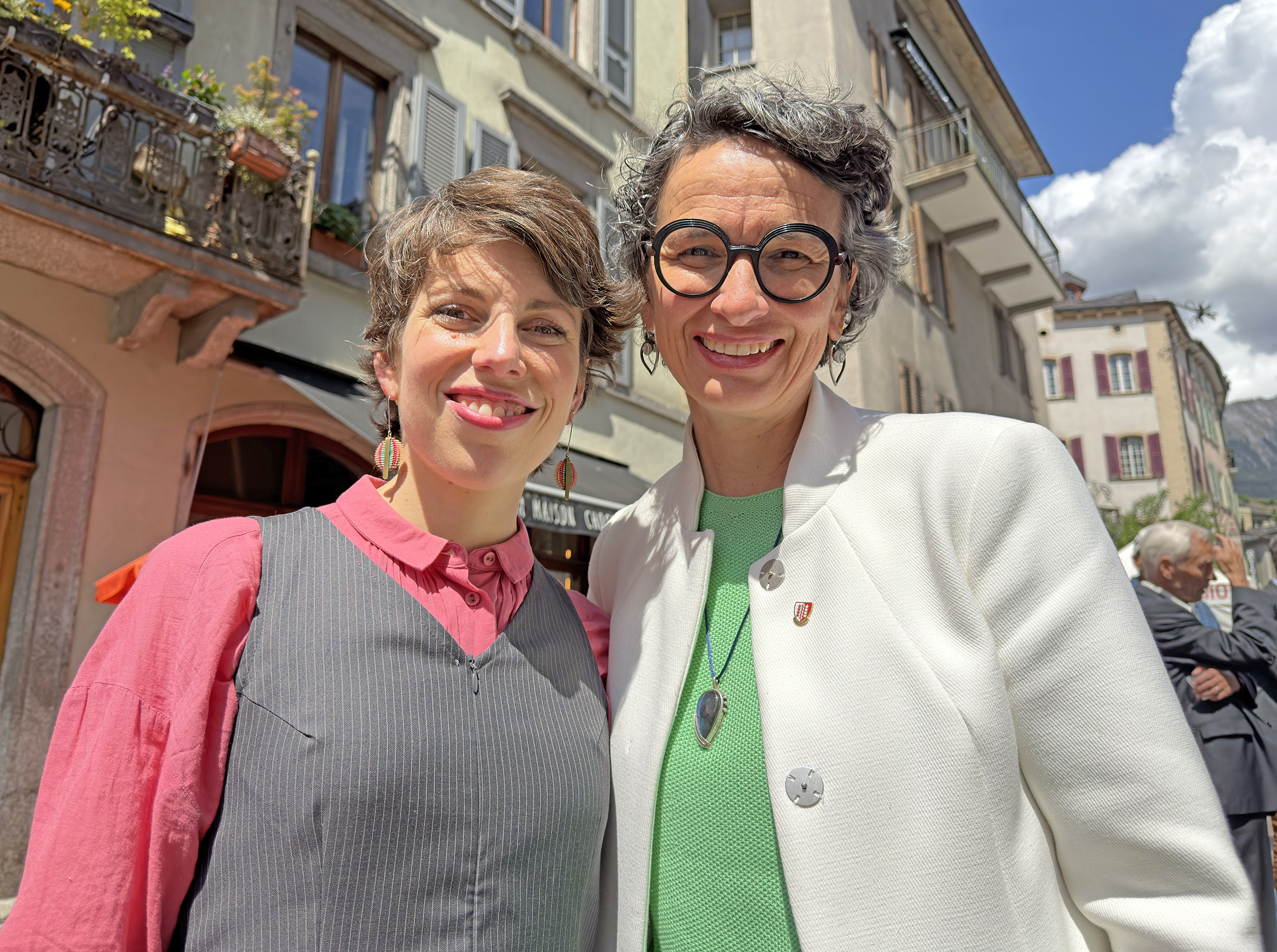 Wahl von Céline Dessimoz zur Präsidentin des Grossen RatesErste Grossratspräsidentin der Grünen Wallis