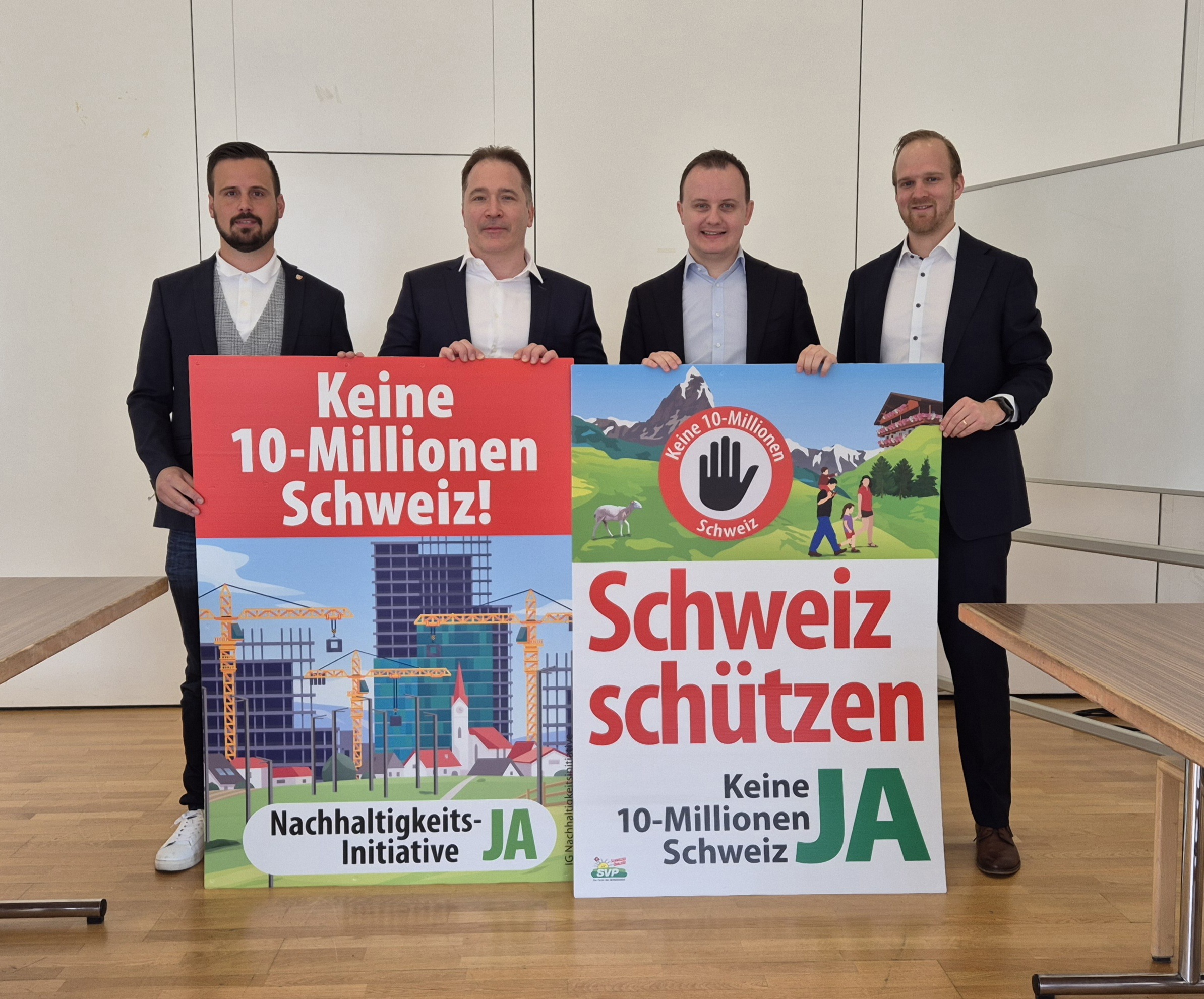 SVPO zur Initiative “Keine-10-Millionen-Schweiz”"Ja zur Nachhaltigkeitsinitiative"