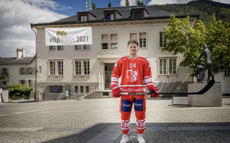 EHC Visp verlängert Vertrag mit Nico LehmannBis 2027 unter Vertrag