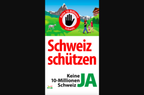 Plakat SVP Wallis verboten