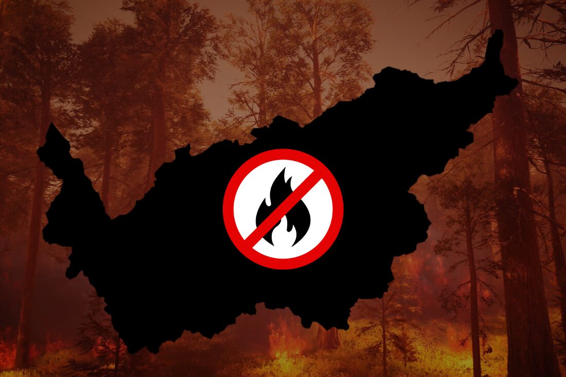 Sehr große Brandgefahr im WallisAllgemeines Feuerverbot im Freien erlassen