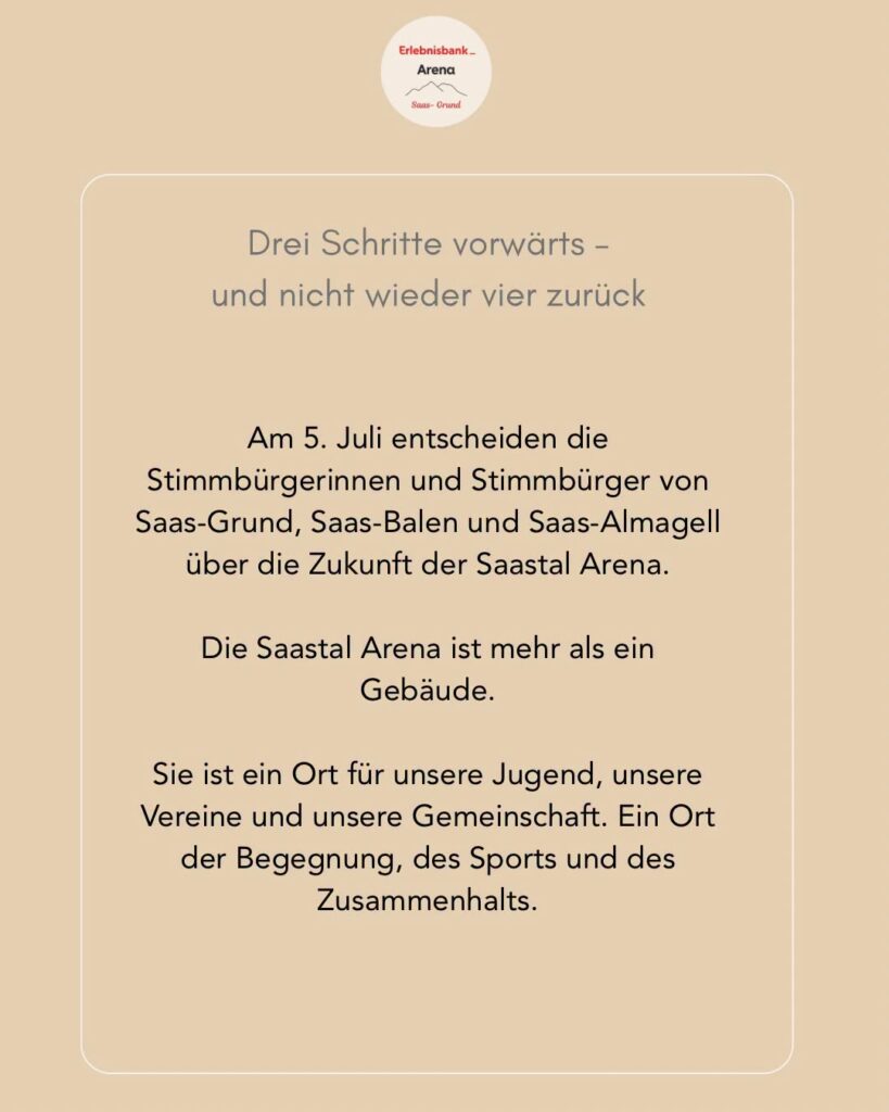Bild: Saastal Arena AG