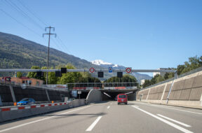 Tunnel de Champsec à Sion