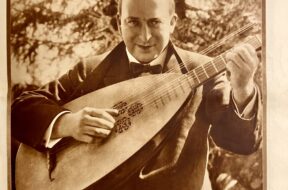 Hanns in der Gand war einer der ersten Schweizer Musikstars. Titelblatt der Schweizer Illustrierte Zeitung aus dem Jahr 1932. (Quelle: Staatsarchiv Uri)