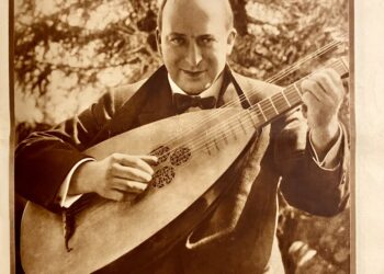 Hanns in der Gand war einer der ersten Schweizer Musikstars. Titelblatt der Schweizer Illustrierte Zeitung aus dem Jahr 1932. (Quelle: Staatsarchiv Uri)