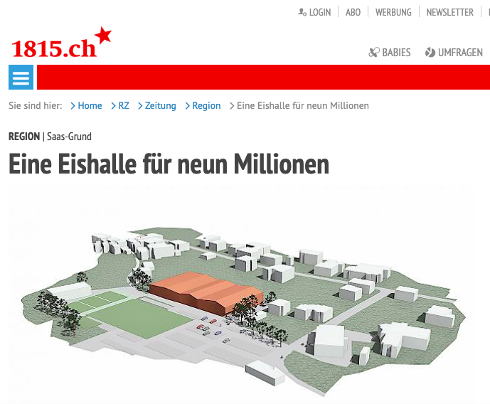 1815.ch berichtete, es gehe um maximal 9 Millionen Franken.