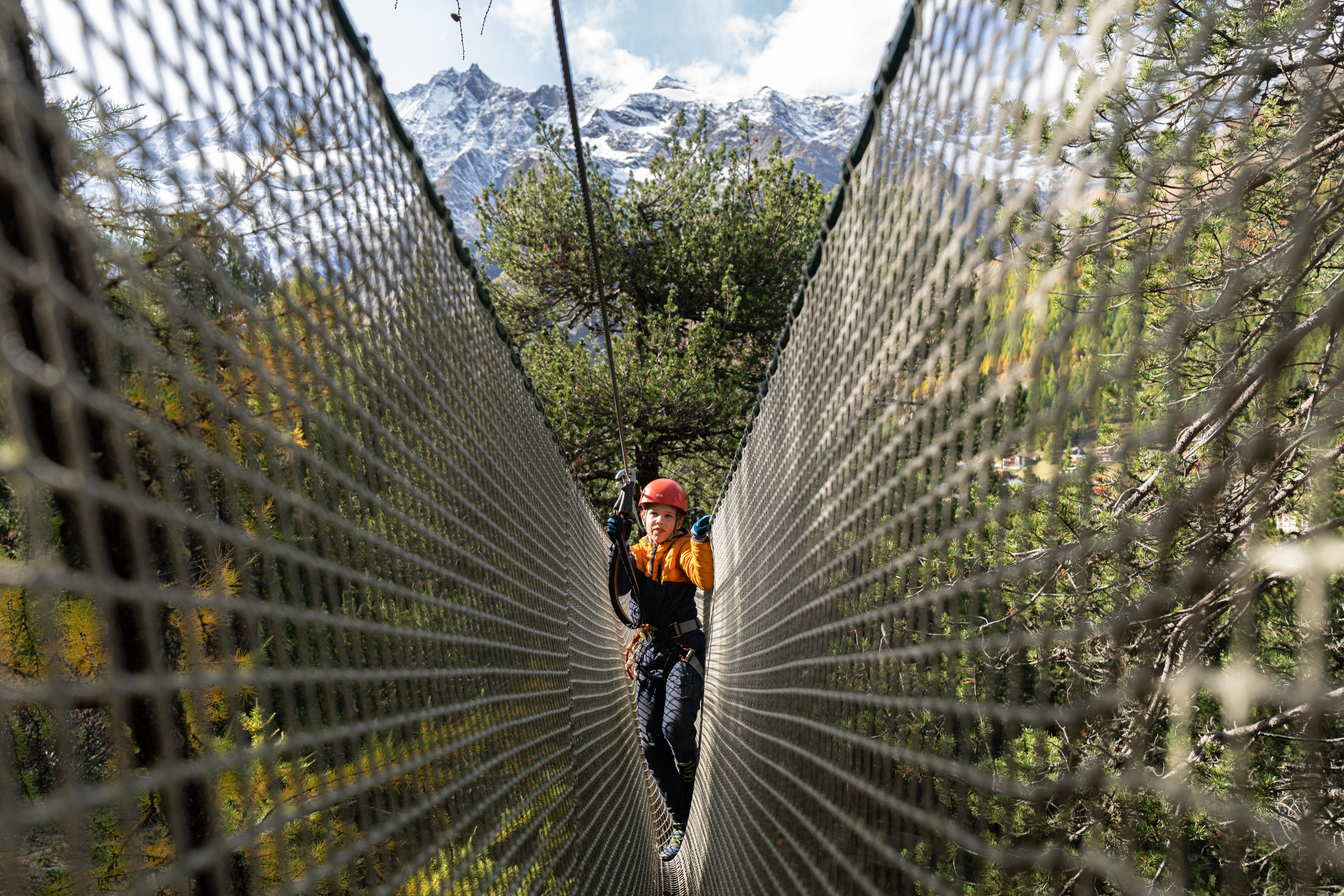 Neuer Seilpark in Saas-Fee eröffnetMehr Sicherheit, mehr Erlebnis, mehr Abenteuer