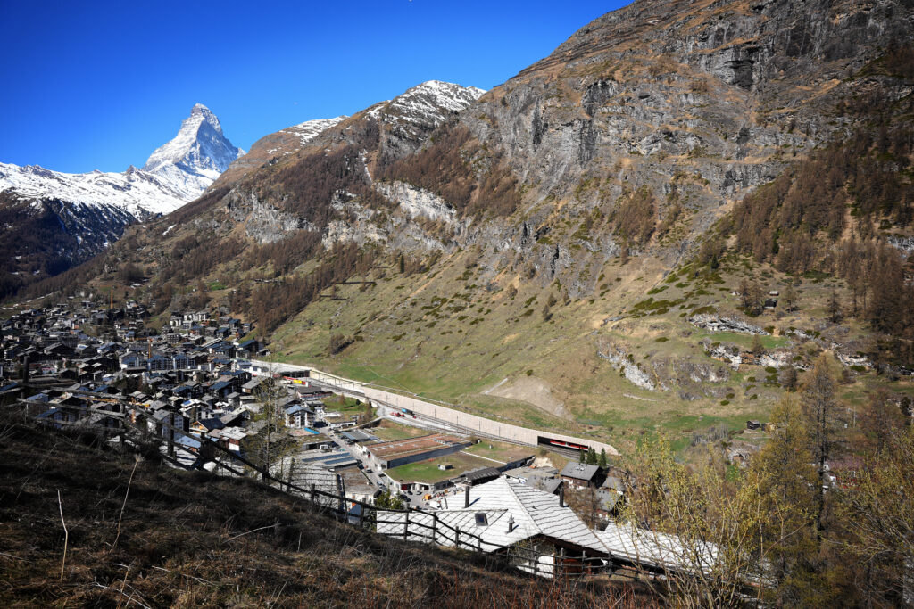 Orion-Zug bei Zermatt (Visualisierung: MG-Bahn)