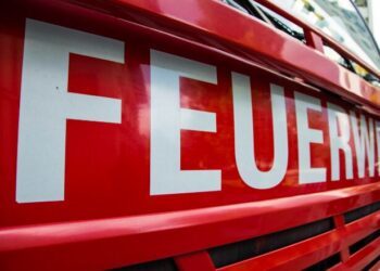 Brand bei EmbdLöschhelikopter im Einsatz
