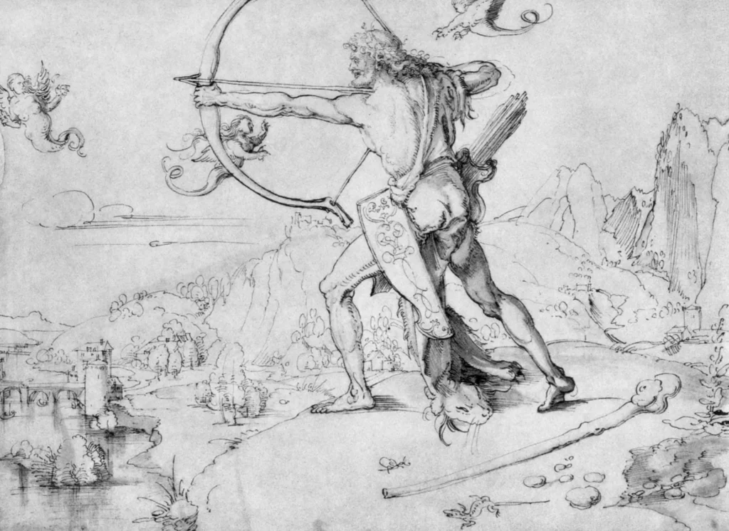 Herakles und die symphalischen Vögel ― Albrecht Dürer - Lilly Gebert-Beitrag