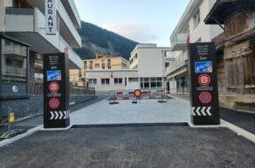 Kreuzung Kurpark-, Dorf- & Thermenstrasse c leukerbad