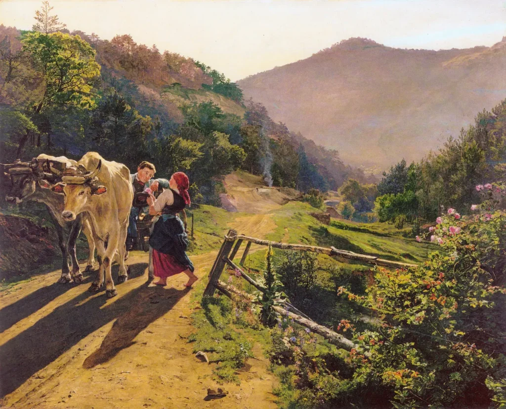Lilly Gebert-Beitrag Time of roses ― Ferdinand Georg Waldmüller 1864