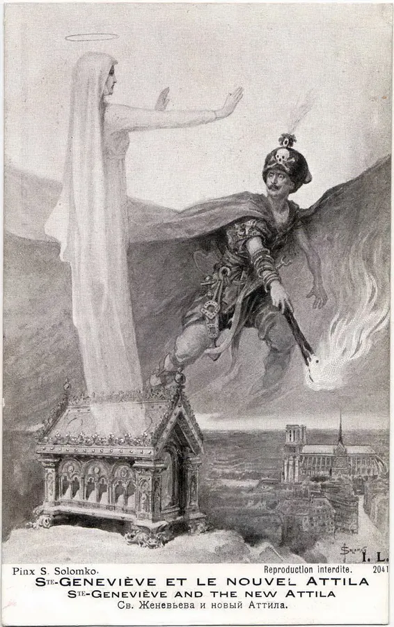St. Jenevieve and the new Attila ― Sergey Solomko