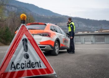 Schwerer Unfall auf der Anzèrer Straße in ArbazVerkehrsunfall fordert ein Todesopfer