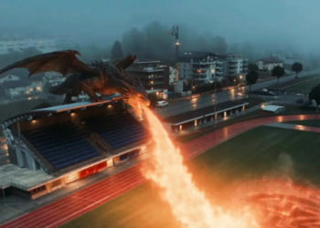 FC Naters mit neuem VideoEin Drache über Naters: Der FC Naters mit neuen Videoclip