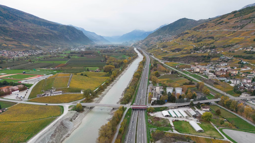 A9 Sion–Sierre: Letzte Sperrungen vor Abschluß der ersten BausaisonDie letzten Arbeiten vor der Winterpause stehen an