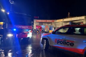 Brand Zermatt Parkhaus Garage Schaller