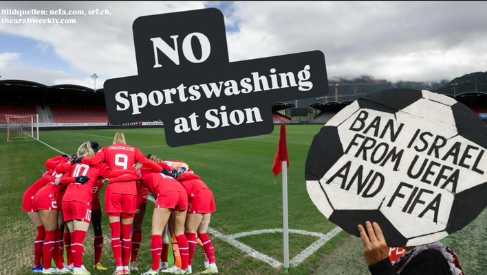 Campax-Petition mit Forderung an FIFA, UEFA und Schweizerischer Fussballverband (SFV): “Kein Frauenfussball mit Israel”Über 900 Personen fordern: "Genozid darf nicht normalisiert werden"