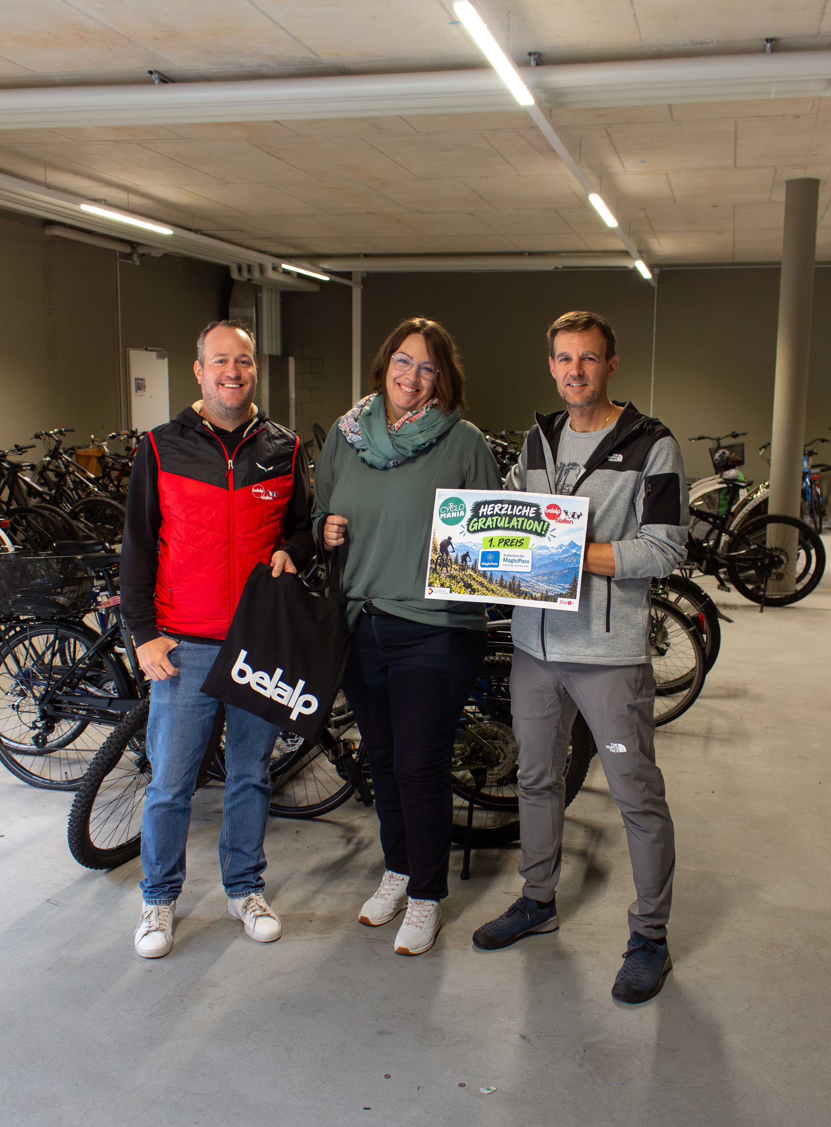 Fast 70’000 Kilometer in Agglomeration Brig-Visp-NatersOberwallis übertrifft Ziel deutlich