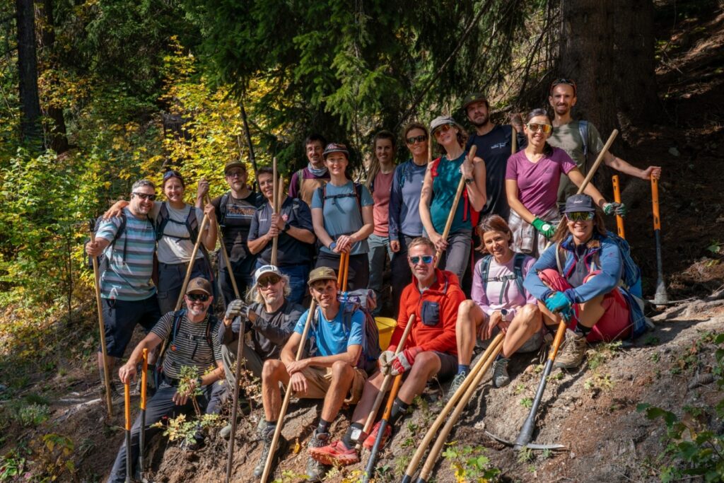 Entretrail soll jedem und jeder die Möglichkeit bieten, sich für den Erhalt der Wanderwege einzusetzen (Bild Craig Paterson / Just.be Films).