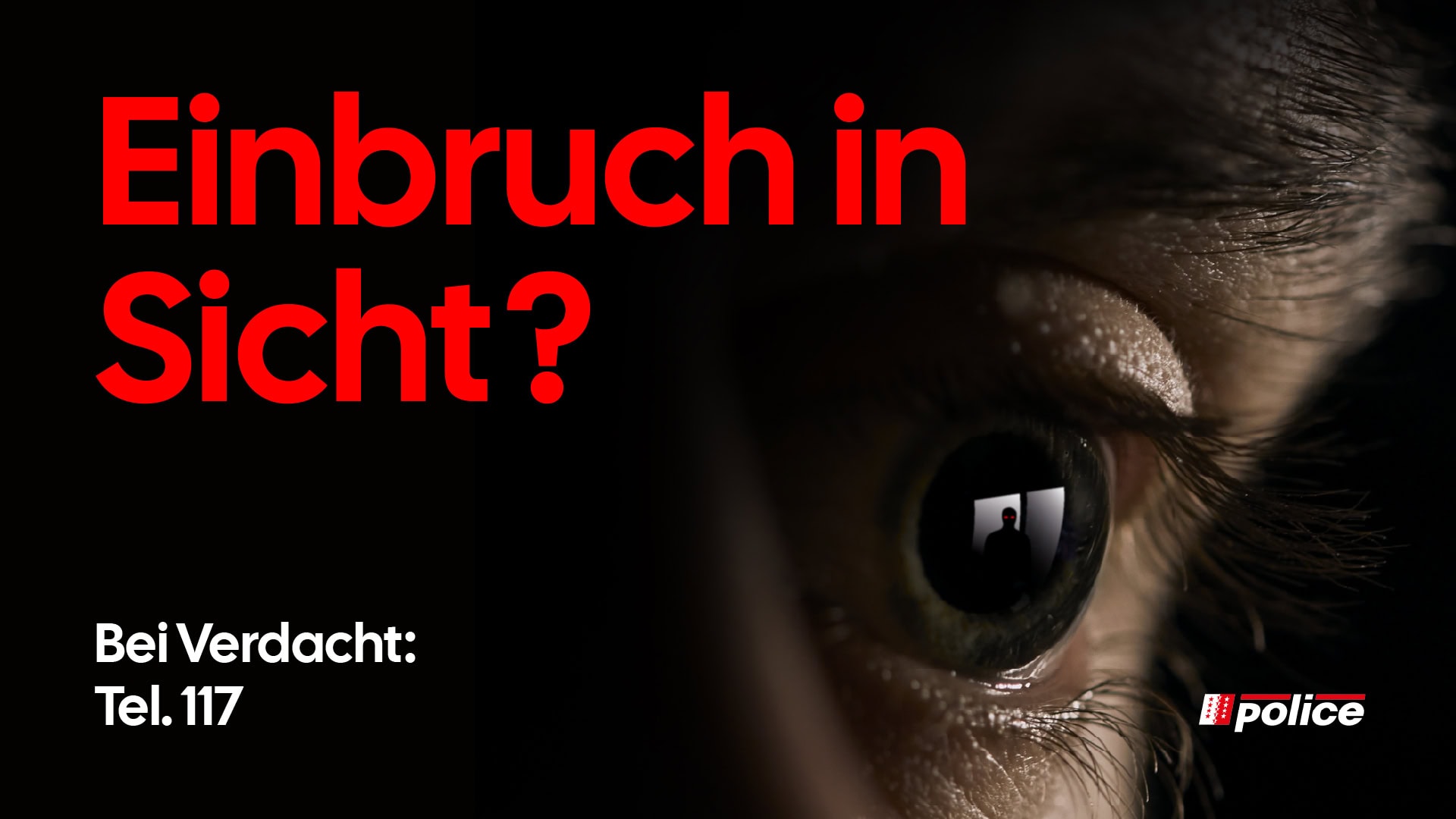 «Einbruch in Sicht?» – Kapo Wallis: Der Dunkelheit mit Aufmerksamkeit begegnenZahl der Einbruchdiebstähle im Wallis ist um 25 Prozent gestiegen
