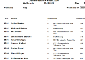 Wahlen Visp 2026